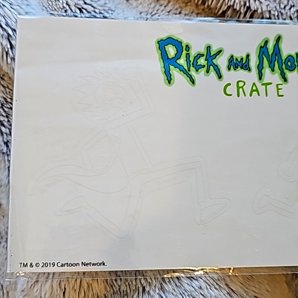 Unopened Rick and Morty Car Decals